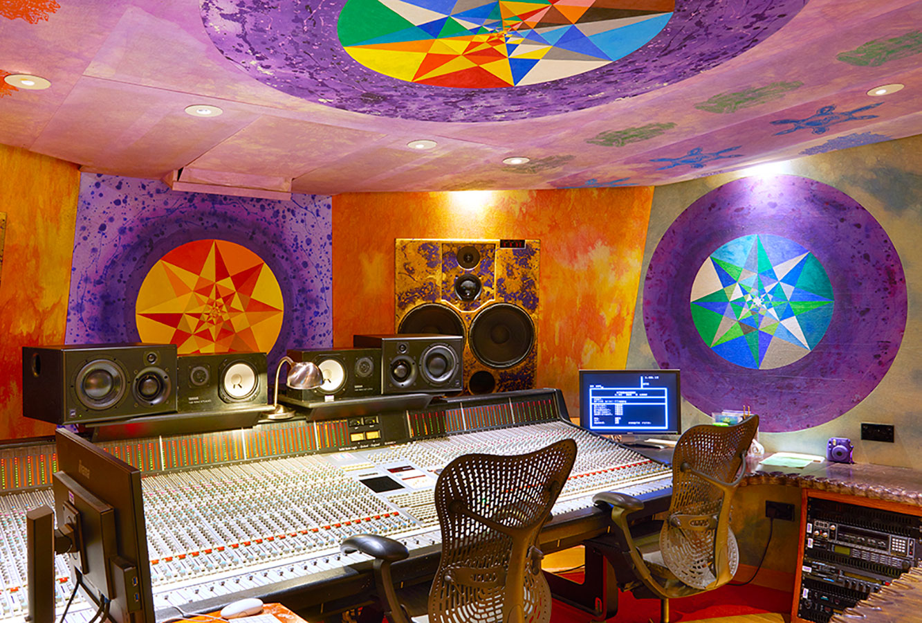 Desk in Studio 3 Strongroom Studios
