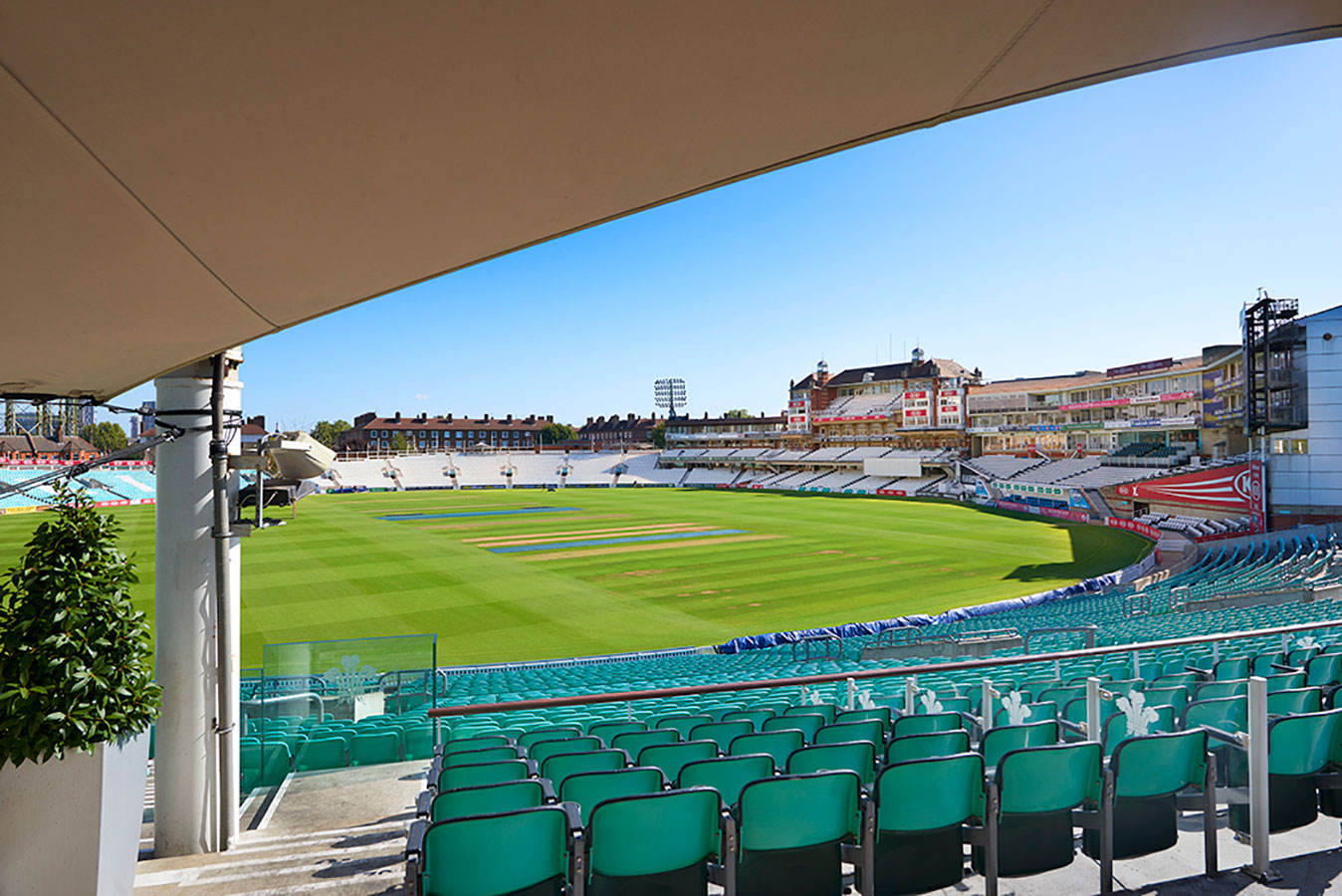 The Kia Oval and clubhouse